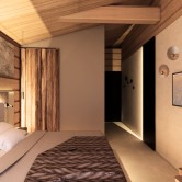 Arctic Deluxe room at Vaattunki Wilderness Resort.