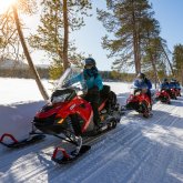 Snowmobile Tryout from Wilderness Hotel Inari
