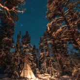 Private Snowmobile overnight wilderness tour - Ice Hotel Activity