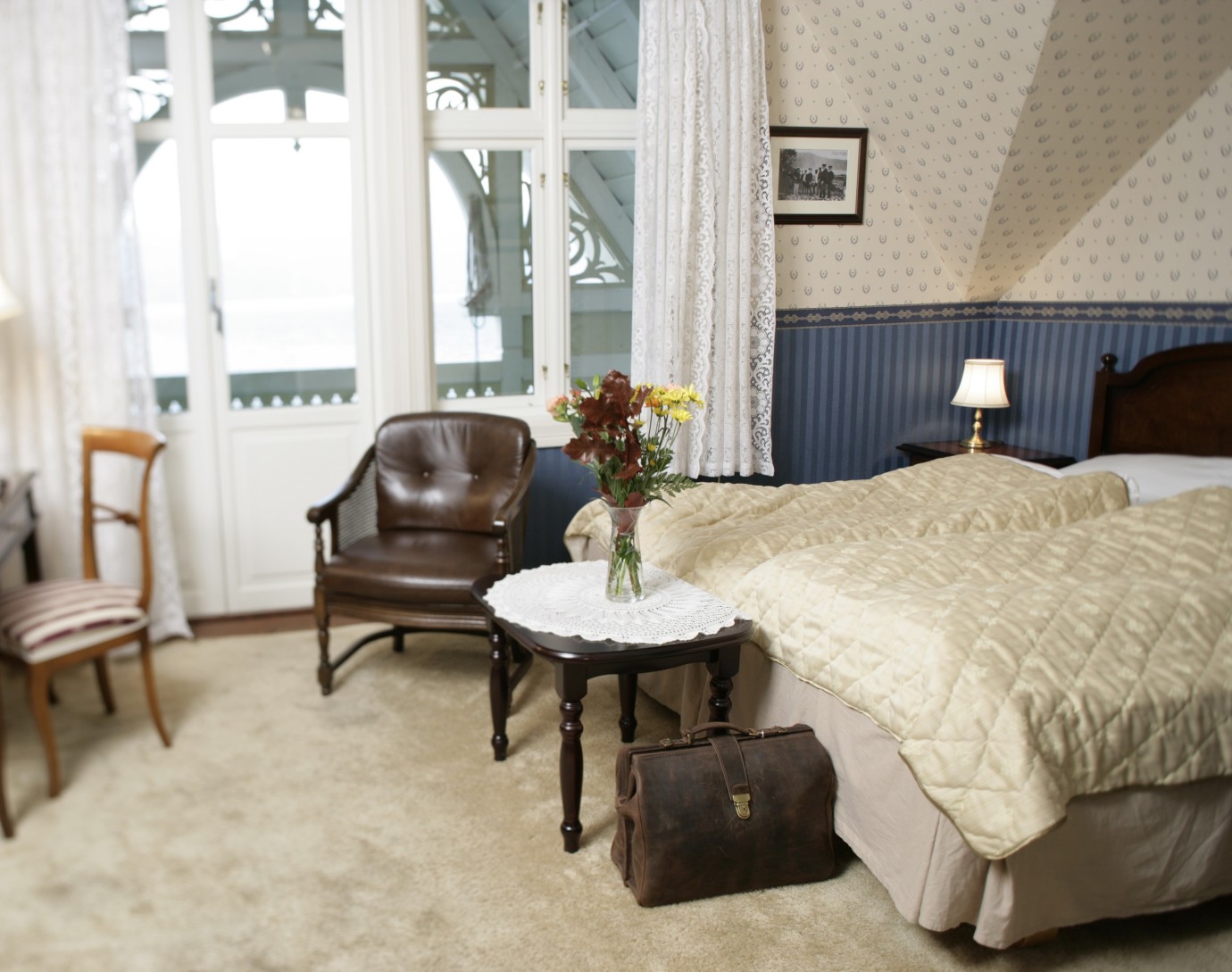 Kvikne's Hotel, fjord view historic building