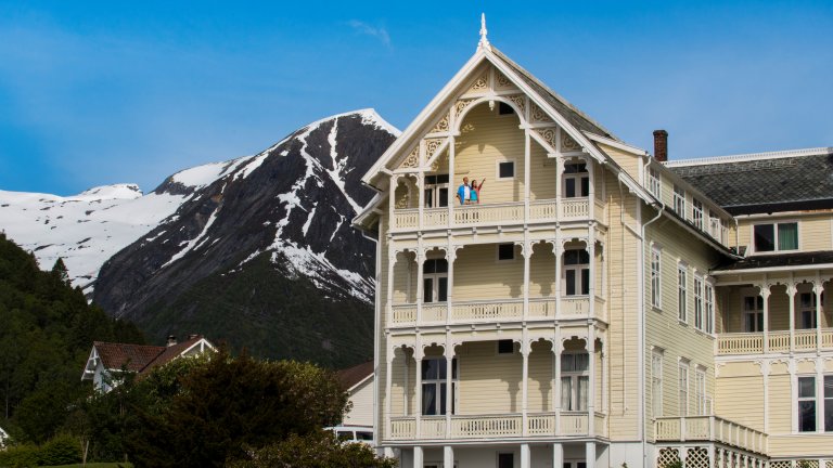 Kviknes hotel in Balestrand