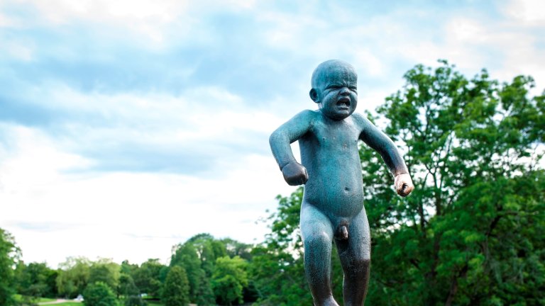The Angry Boy in the Vigeland Sculpture Park