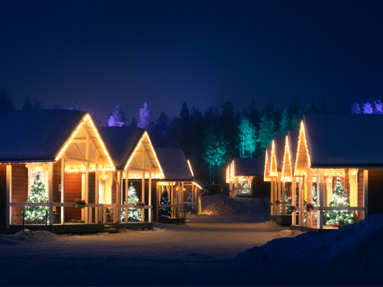 Photo: Santa Claus Holiday Village