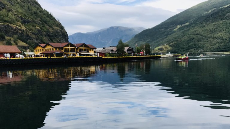 The fjord village Flåm.